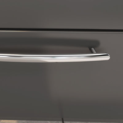 Chrome Finished 192mm Kabine Donanım Elleri Mutfak Modern Stil