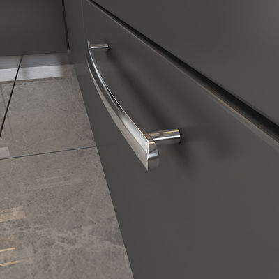 Chrome Finished 192mm Kabine Donanım Elleri Mutfak Modern Stil