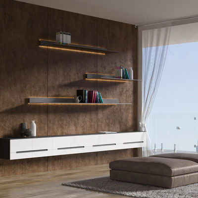 OEM Modüler Alüminyum Ev Mobilyaları Duvar Yüzen Eğlence Birimi