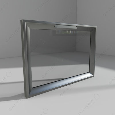 Ateş geçirmez Cam Kapı Köşe Alüminyum Modüler Dolabı Mutfak için Anodize Finish