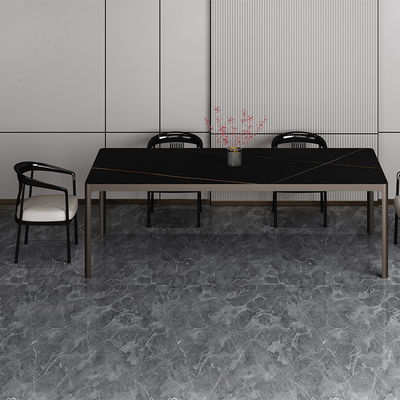 OEM 1800x1000MM Klasik Lüks Yemek Masası Dikdörtgen Şekil
