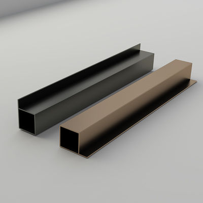 6063 Anodizing OEM Alüminyum Mobilya Profili Yatak Odası Alüminyum Dolap Profili
