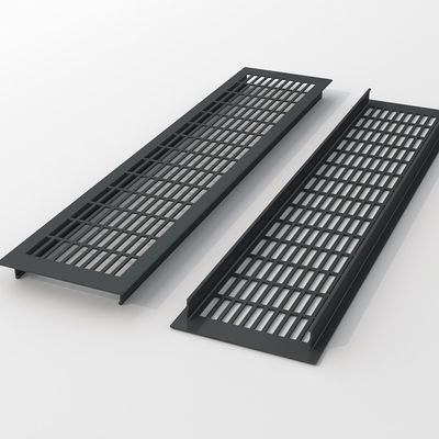 Gümüş Alüminyum Alaşım Havalandırma Grili 110 * 250mm Hava Kondisyonu için Dönüş Hava Diffüzörü